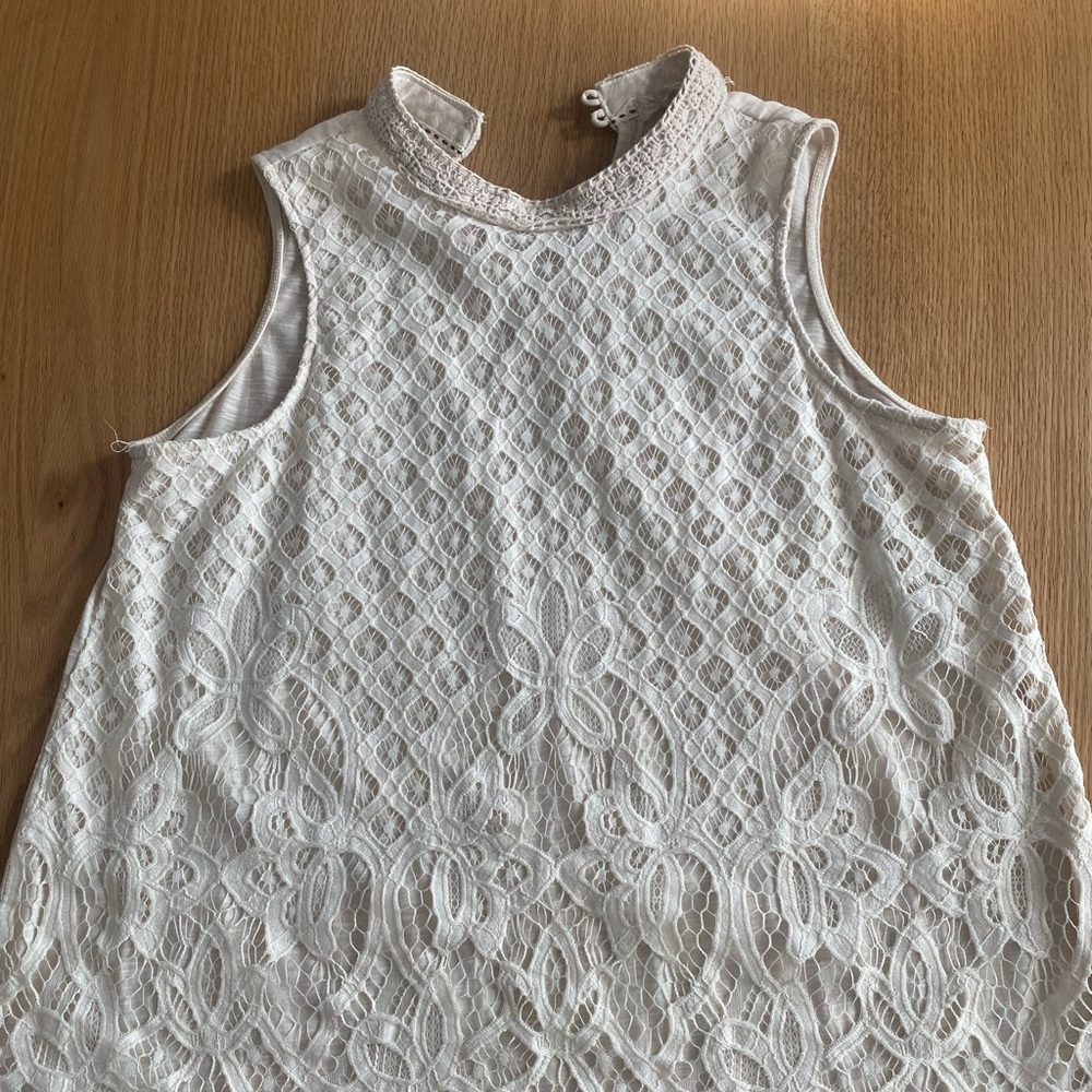 Off white tank